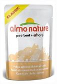 Almo Cat Nature Classic kapsa kočka kuře+losos 55g