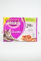 Whiskas kapsa Gusto L&C Mix kuřecí +hovězí 4x85g