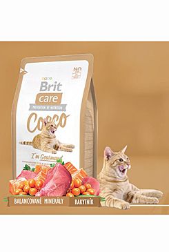 Brit Care Cat Cocco I´m Gourmed 7kg