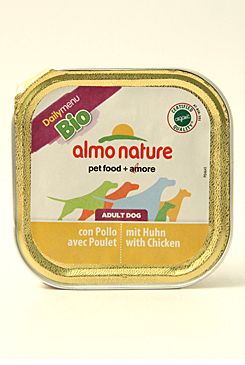 Almo Dog Bio Paté vanička kuřecí 100g