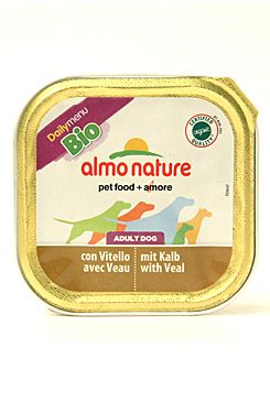 Almo Dog Bio Paté vanička telecí 100g