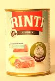 Rinti Dog Sensible konzerva krůta+brambor 400g