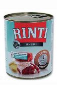 Rinti Dog Sensible konzerva jehně+brambory 800g