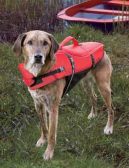 Záchranná vesta pro psa XL 65cm červená TR 1ks