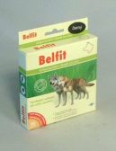 Belfit obojek antiparazitární Černý 66cm pes