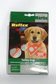 Šátek na krk reflex Safety Dog 48-60cm Oranž KAR 1ks